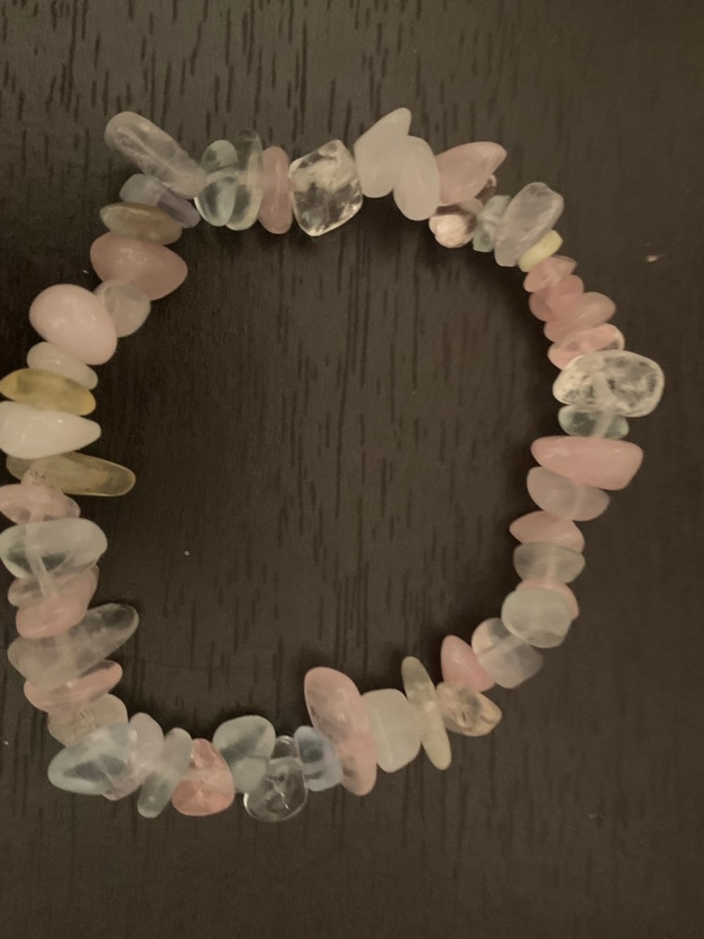 Rose Quartz Gemstone Stretch Bracelet